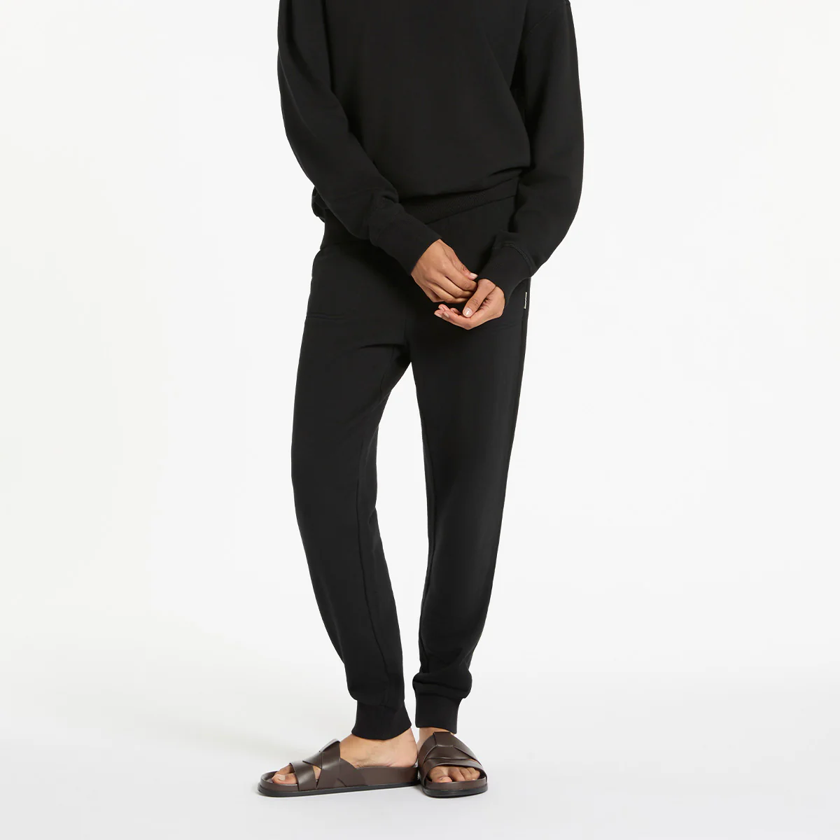 As You Wake - Women's Track Pant / Soft Black - Image 7