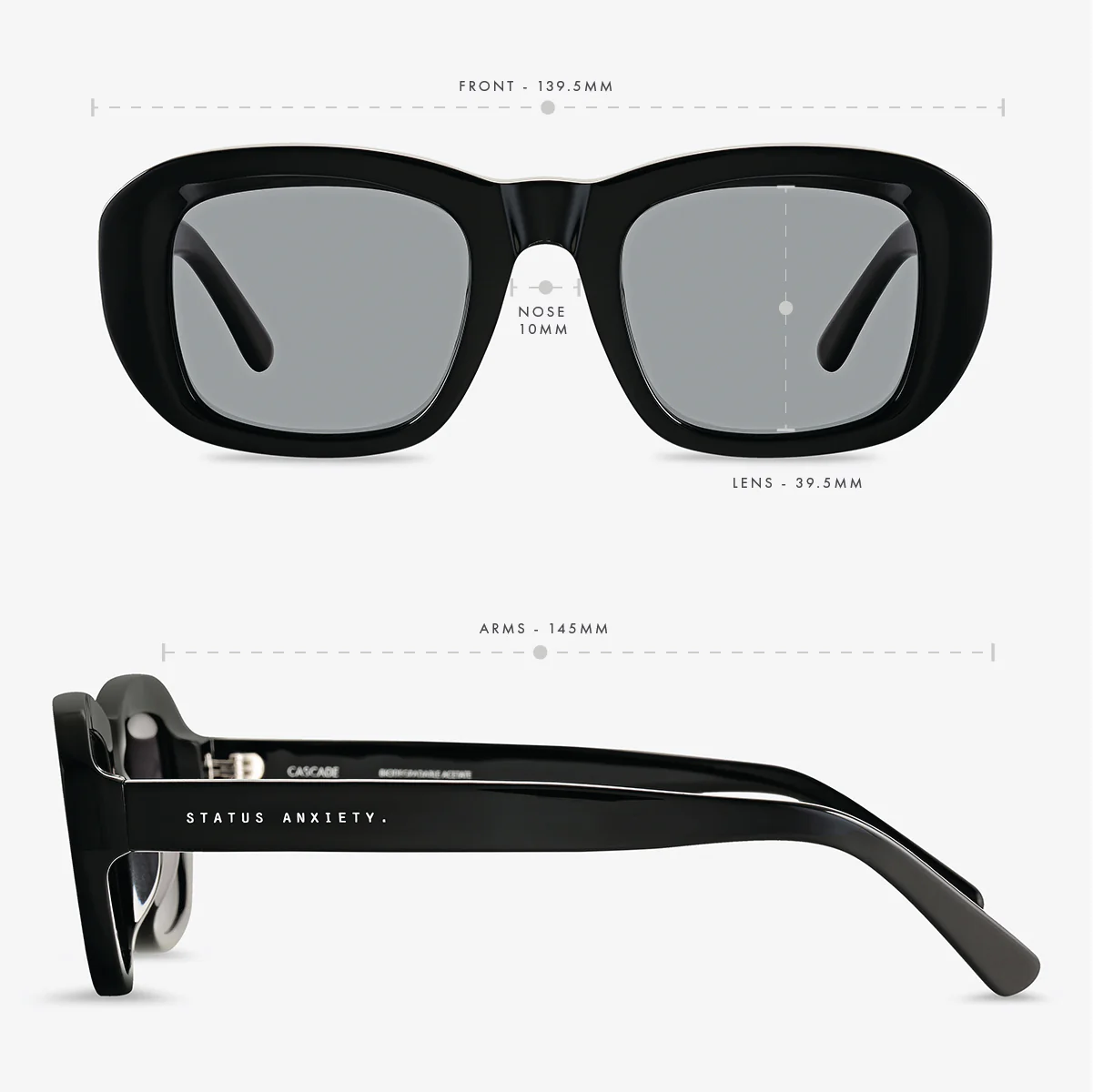 Cascade Sunglasses - Black - Image 6