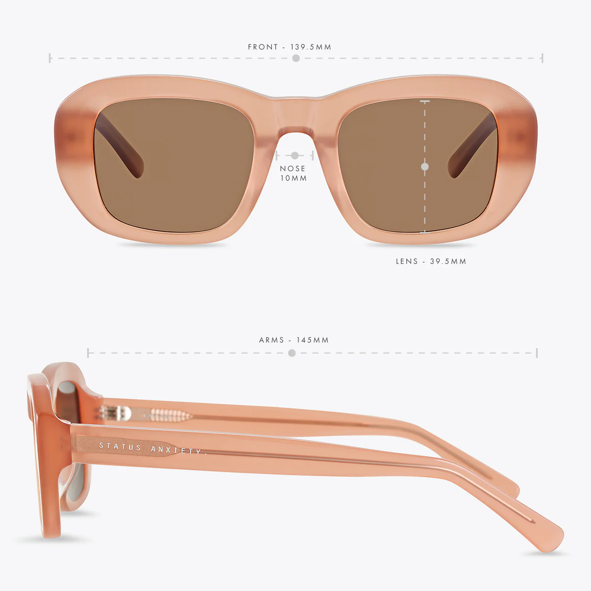 Cascade Sunglasses - Rose - Image 6