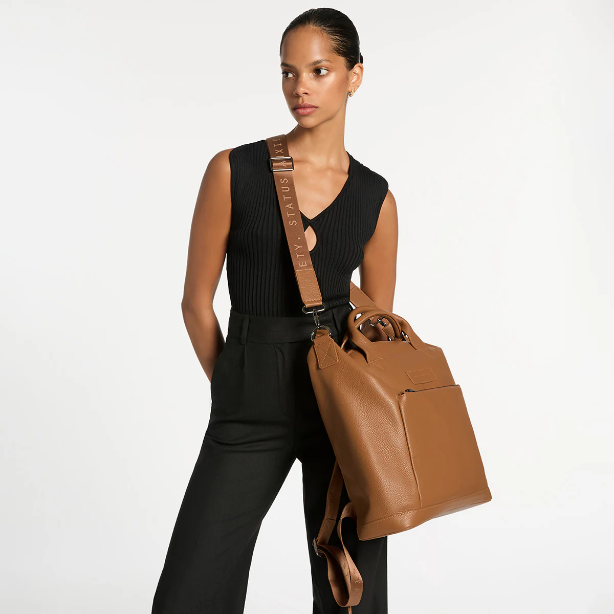 Web Strap Medium - Camel - Image 2
