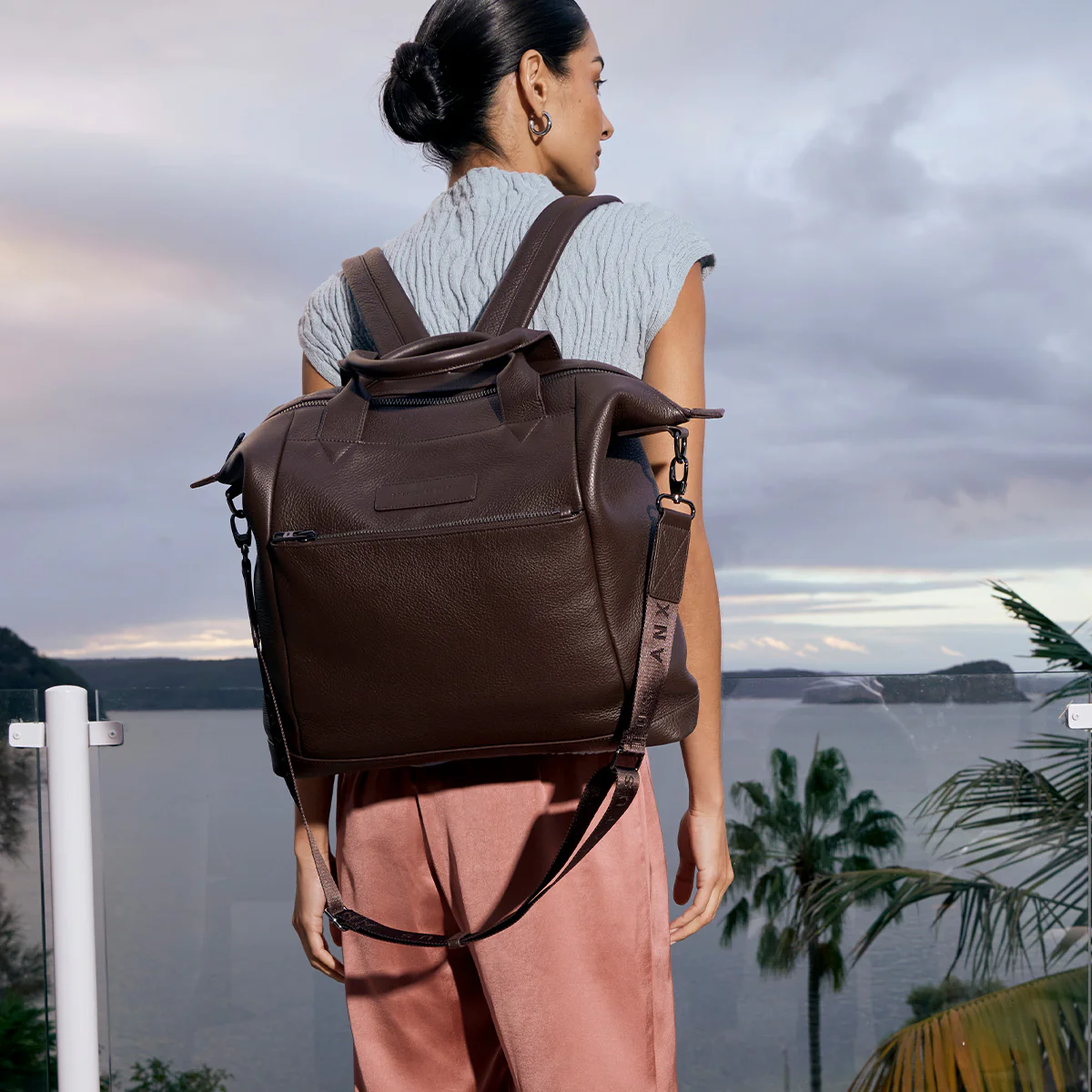 Comes In Waves Bag - Cocoa - Image 9