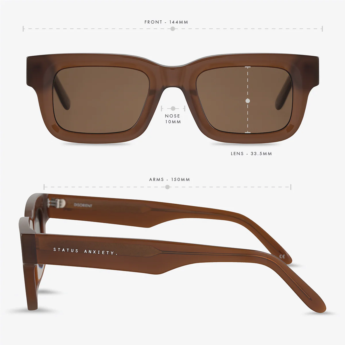 Disorient Sunglasses - Brown - Image 6