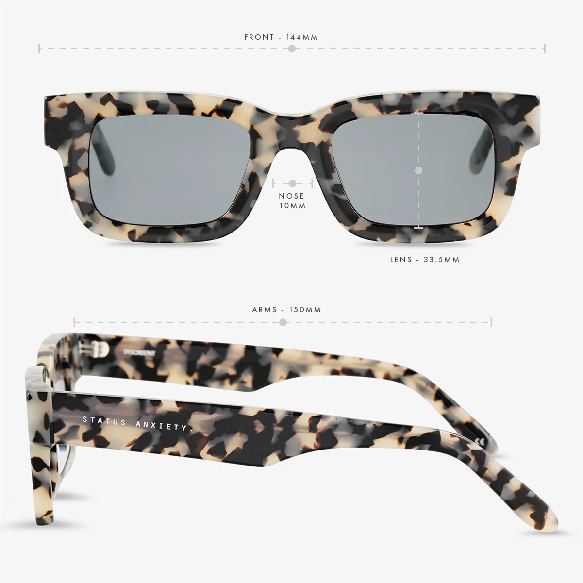 Disorient Sunglasses - White Tort - Image 6