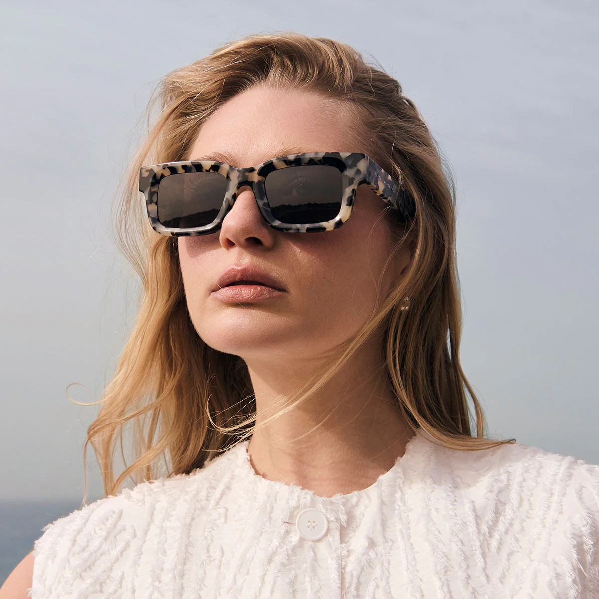 Disorient Sunglasses - White Tort - Image 7
