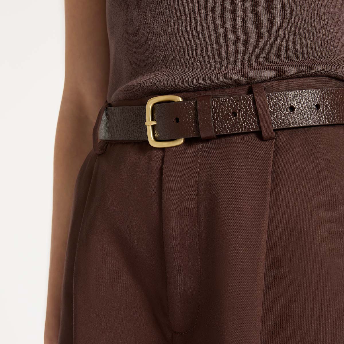 Ease Up Belt - Choc/Gold - Image 2