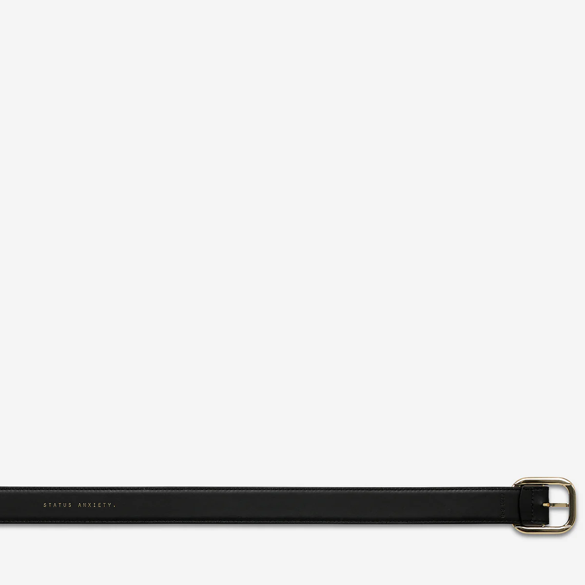 Falling Quiet Belt - Black Nappa/Gold - Image 6