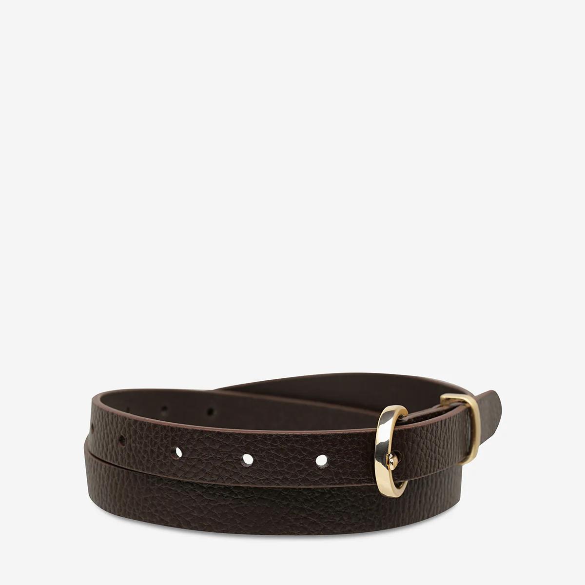 Happens All The Time Belt - Choc/Gold - Image 3
