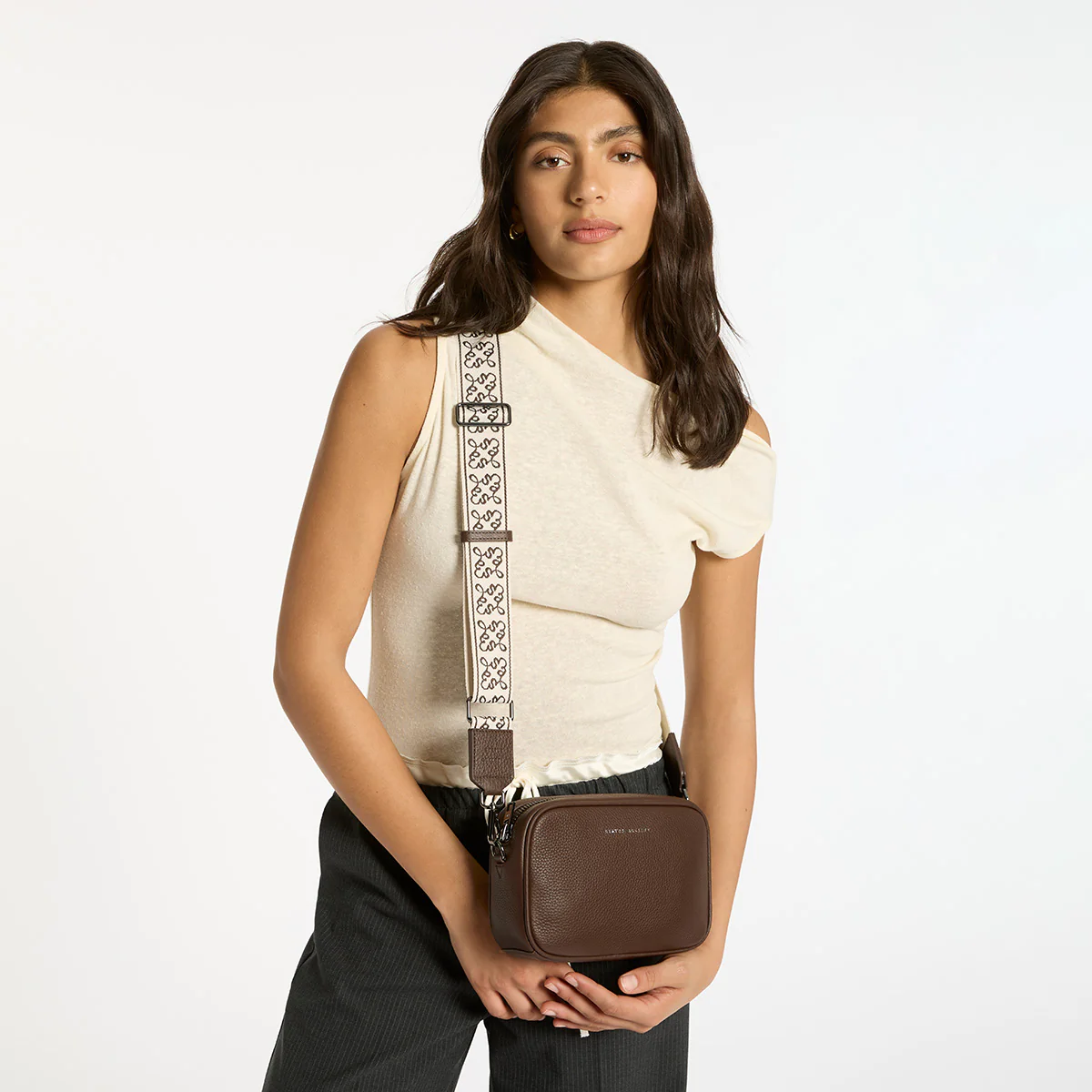Jacquard Strap Medium - Cocoa - Image 2