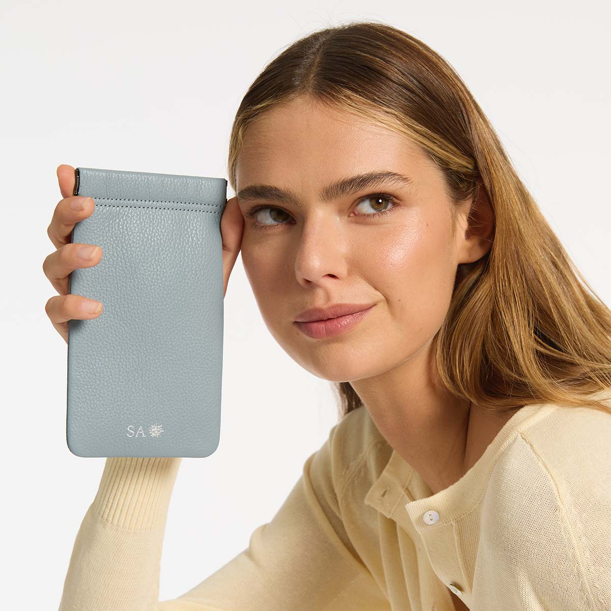 Keepsake Sunglasses Case - Powder Blue - Image 2