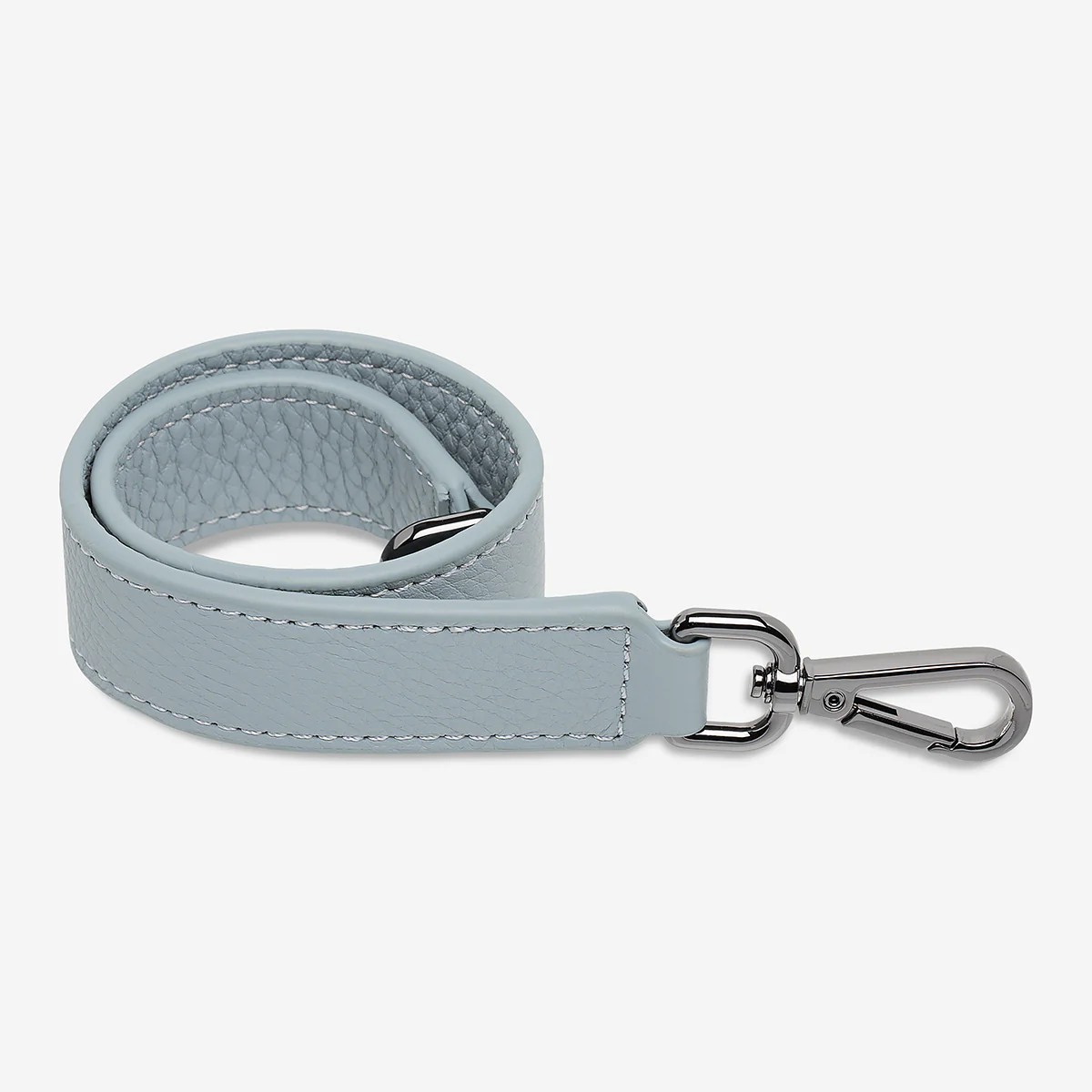Leather Strap Short - Powder Blue - Image 2