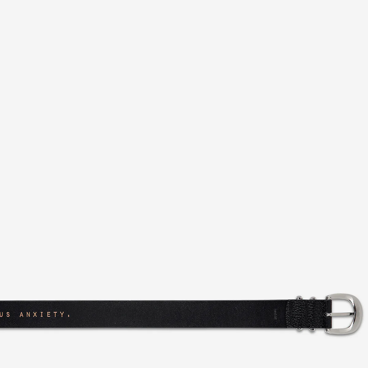 Let It Be Belt - Black/Silver - Image 6