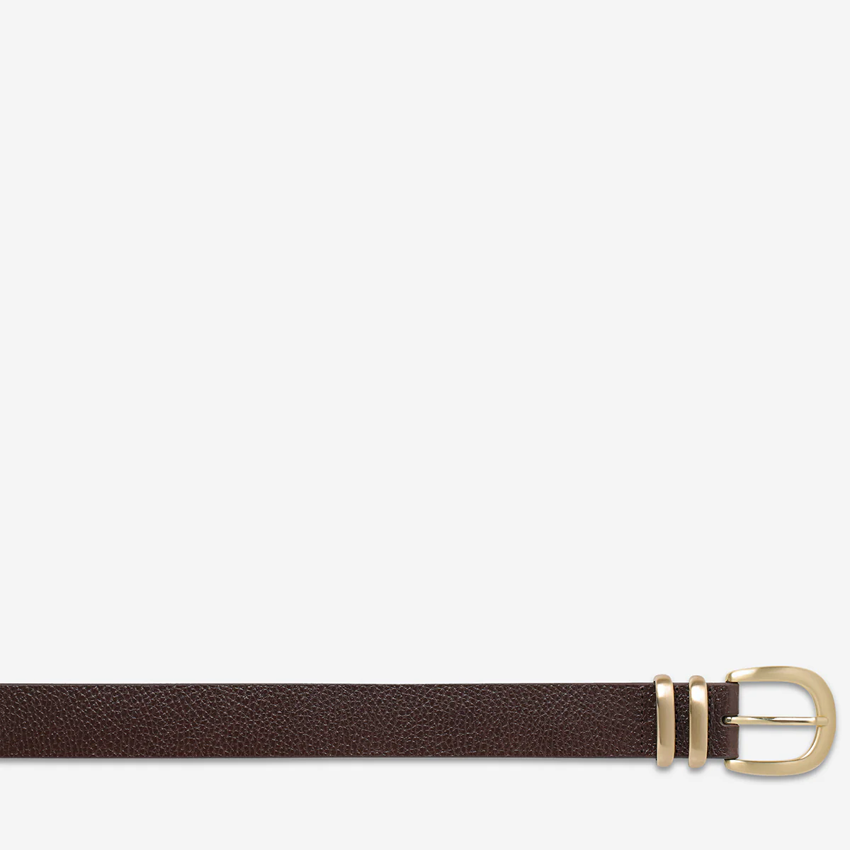 Let It Be Belt - Choc/Gold - Image 5
