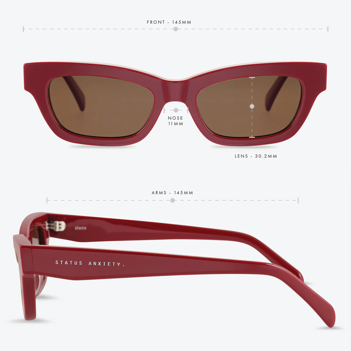 Levity Sunglasses - Cherry - Image 6