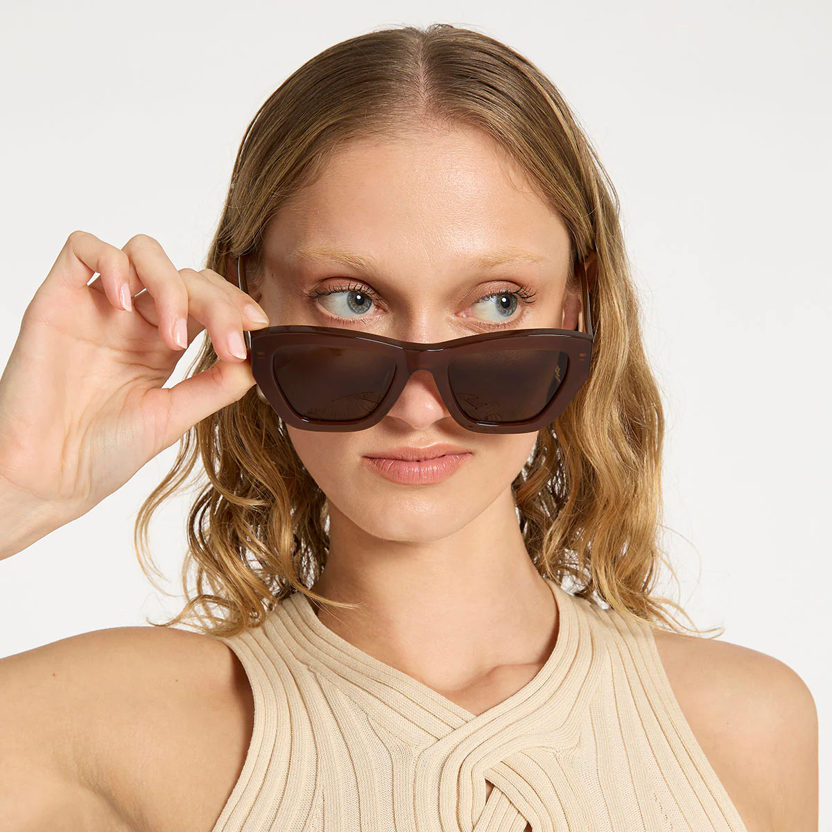 Mirage Sunglasses - Brown - Image 2