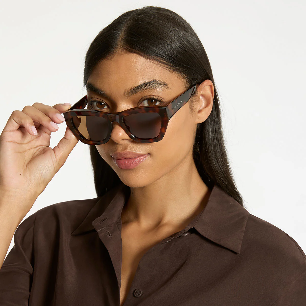Mirage Sunglasses - Brown Tort - Image 8