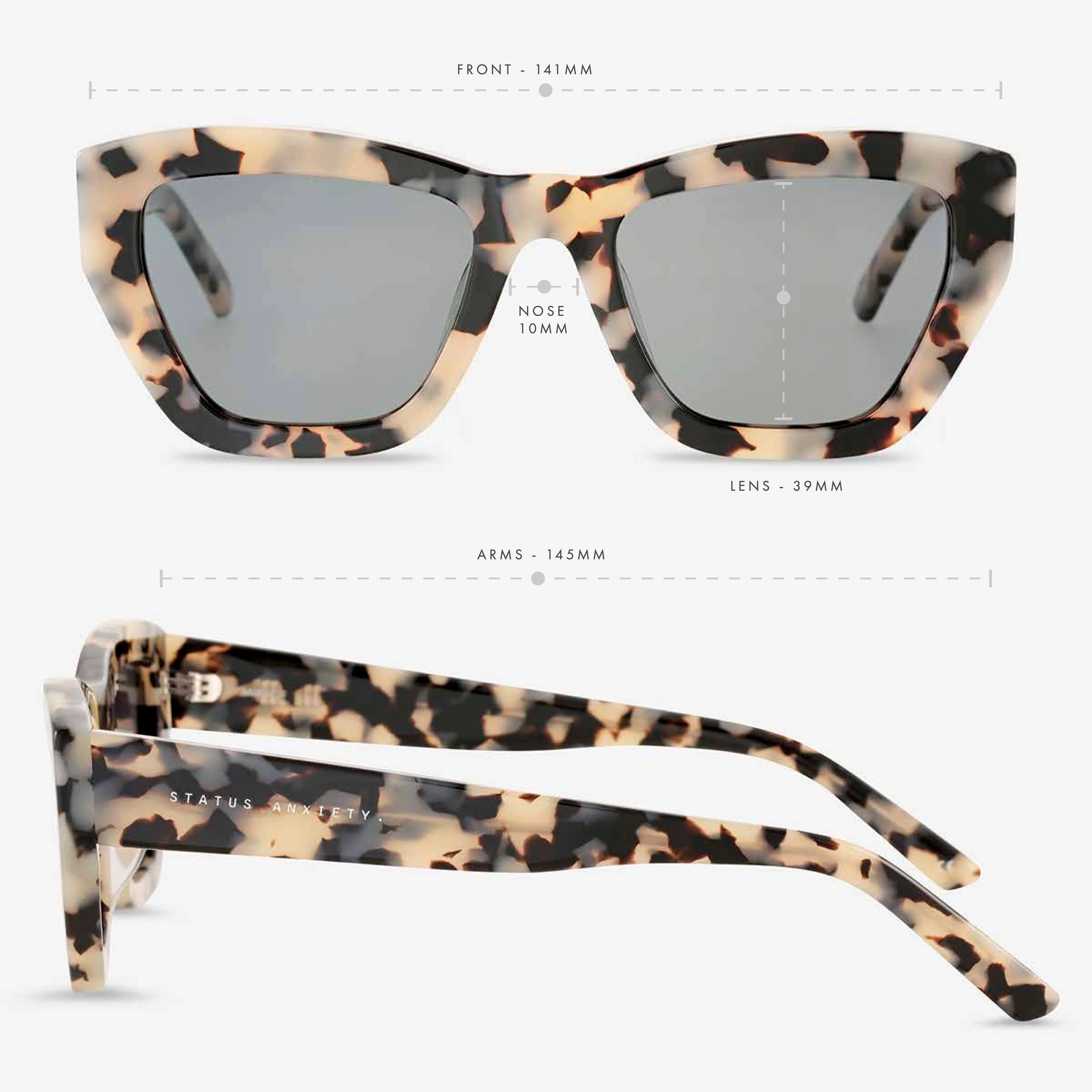 Mirage Sunglasses - White Tort - Image 6
