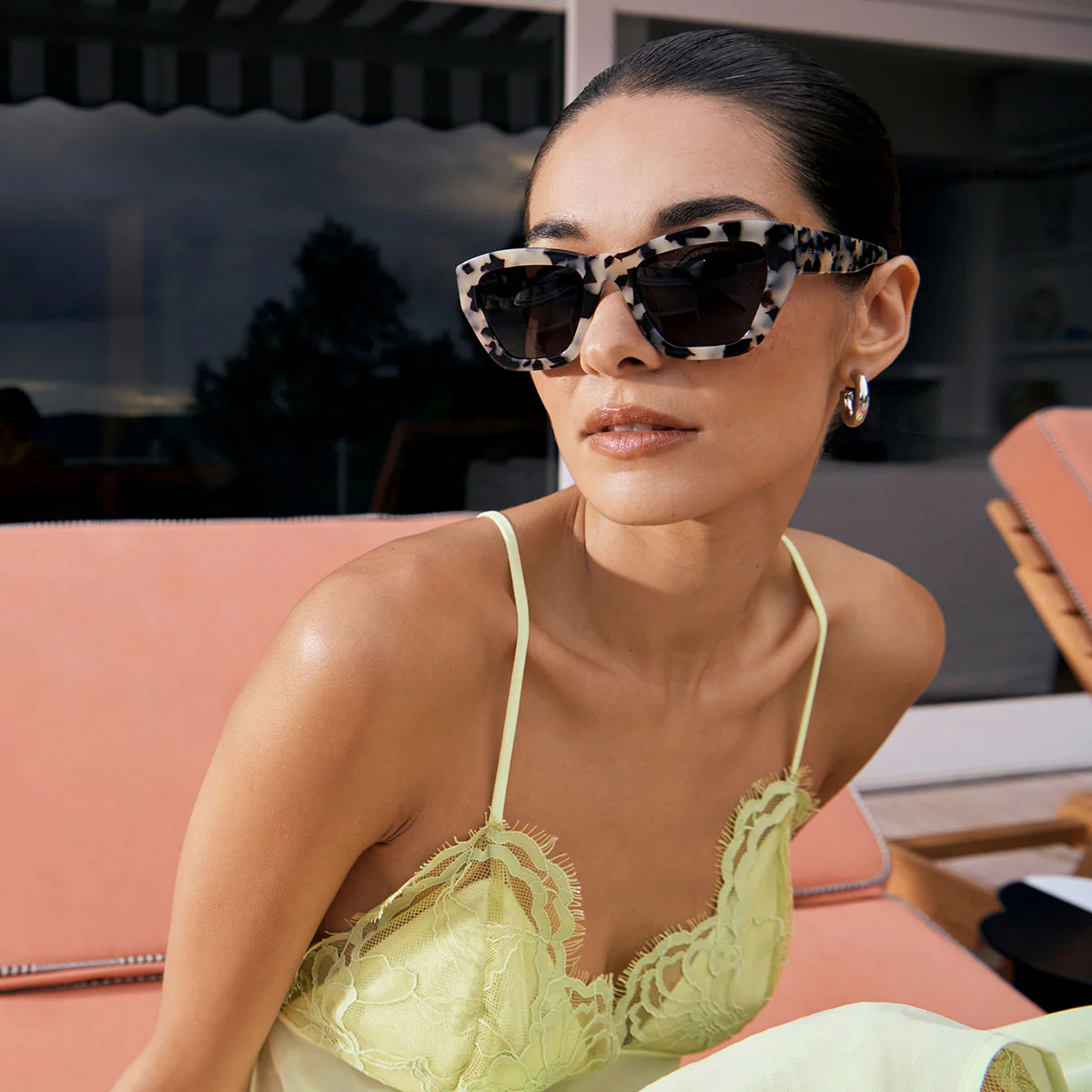 Mirage Sunglasses - White Tort - Image 7