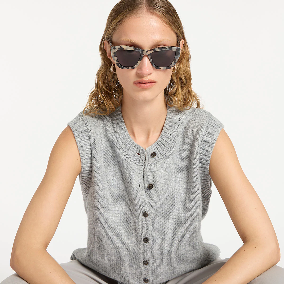 Mirage Sunglasses - White Tort - Image 8