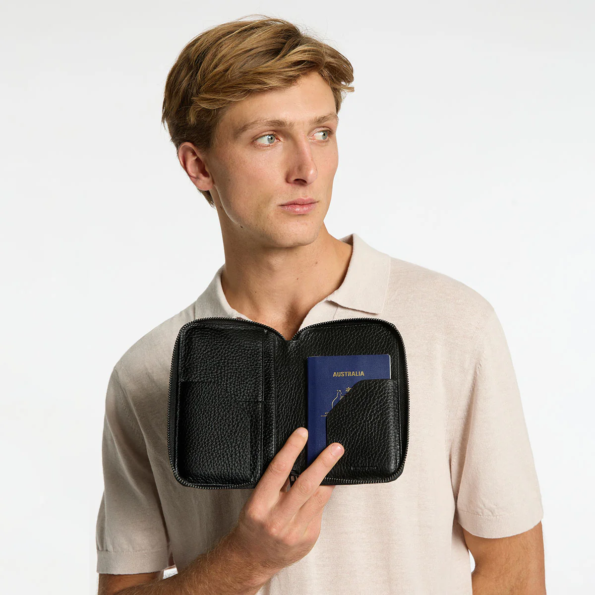 Nowhere To Be Found Passport Wallet - Black - Image 7