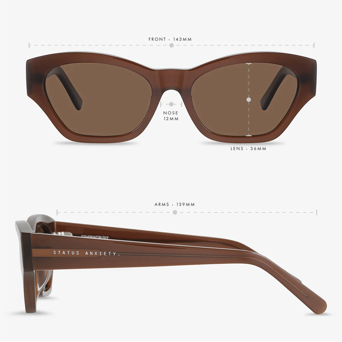 Otherworldly Sunglasses - Brown - Image 6
