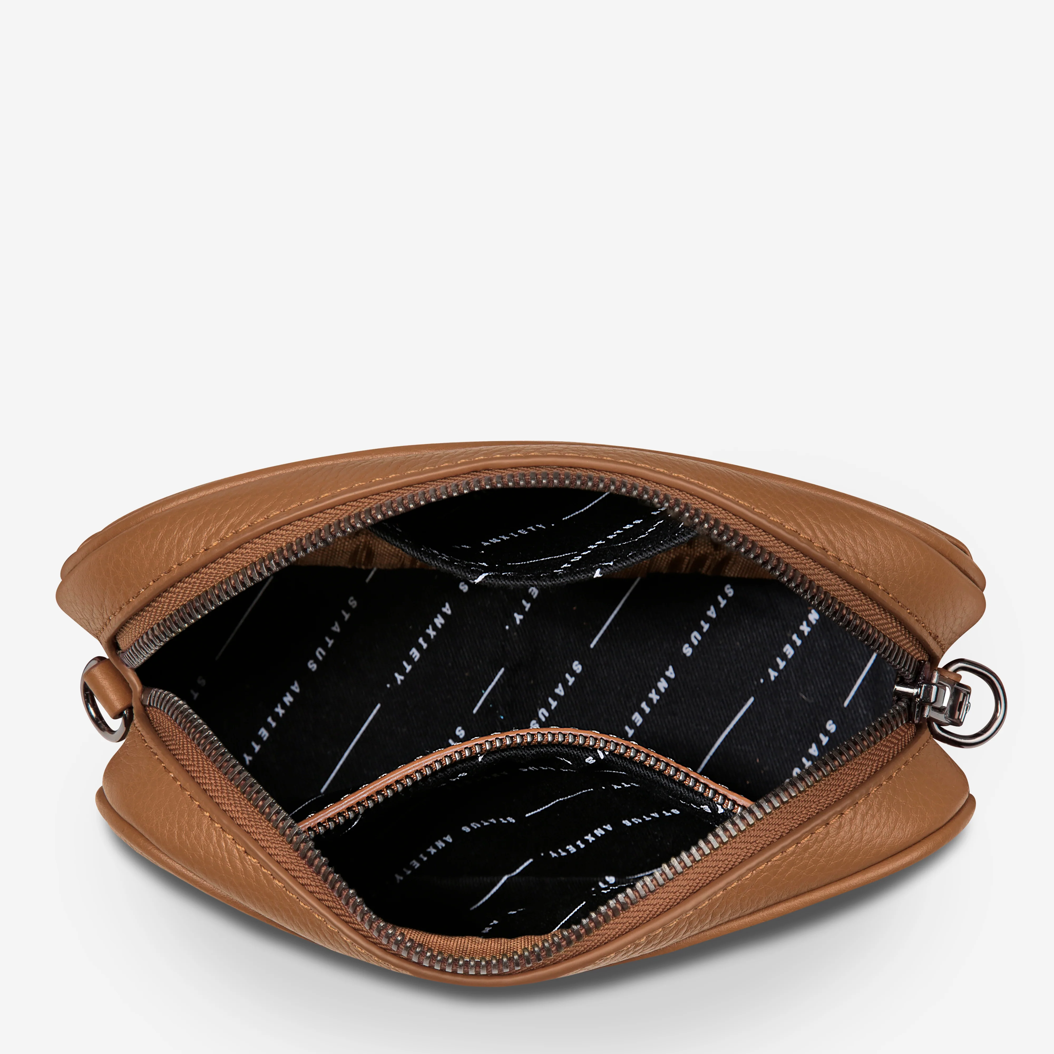 Plunder Bag With Dual Straps - Camel - Image 6
