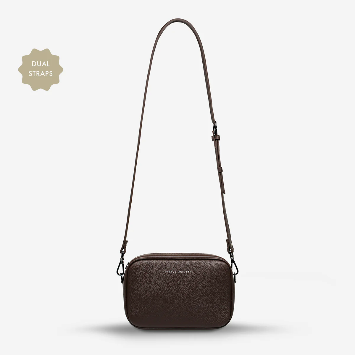 Plunder Bag With Dual Straps - Cocoa - Image 3
