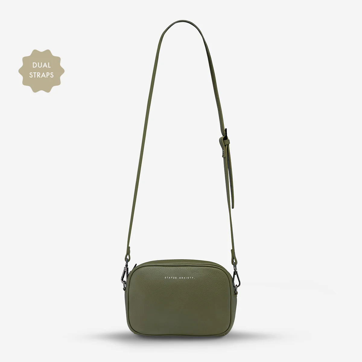 Plunder Bag With Dual Straps - Khaki - Image 3