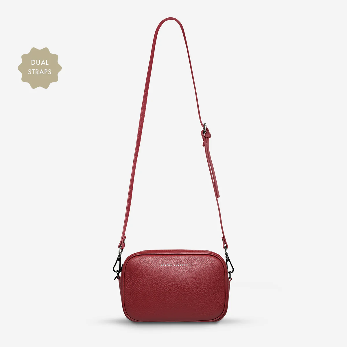 Plunder Bag With Dual Straps - Rouge - Image 3
