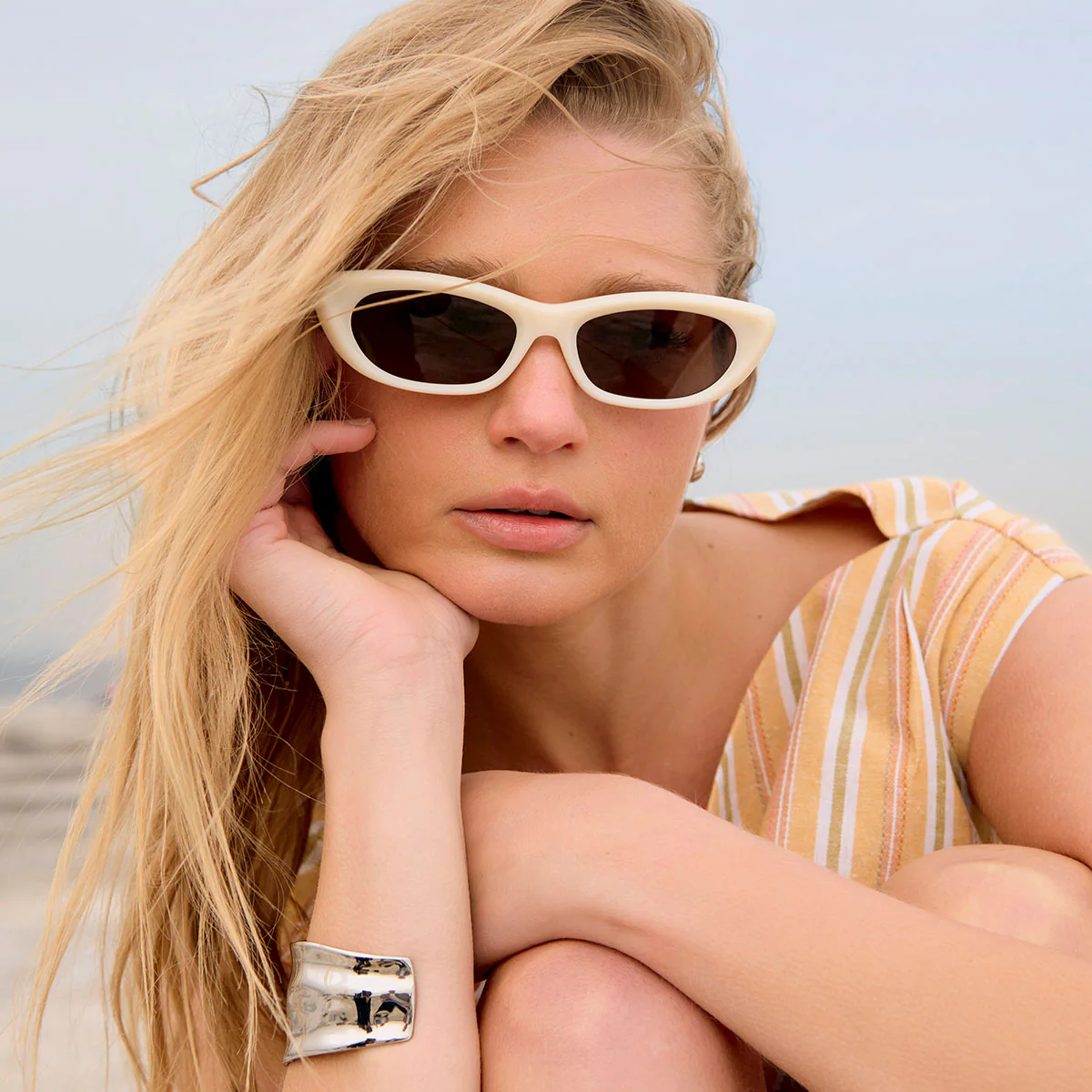Sidelines Sunglasses - Bone - Image 7