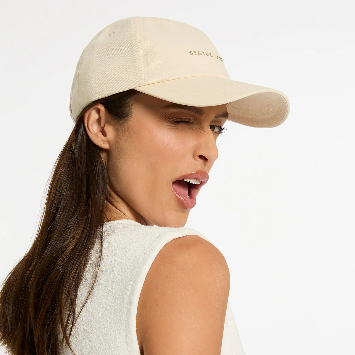 Status Anxiety Cap - Cream - Image 5