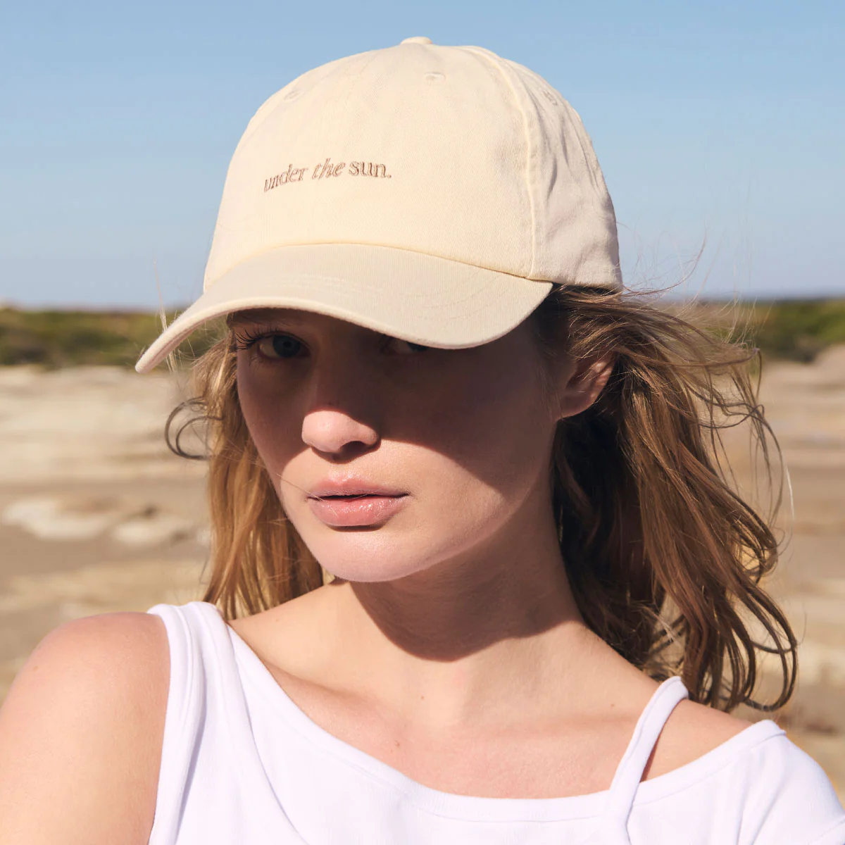 Under The Sun Cap - Cream - Image 6