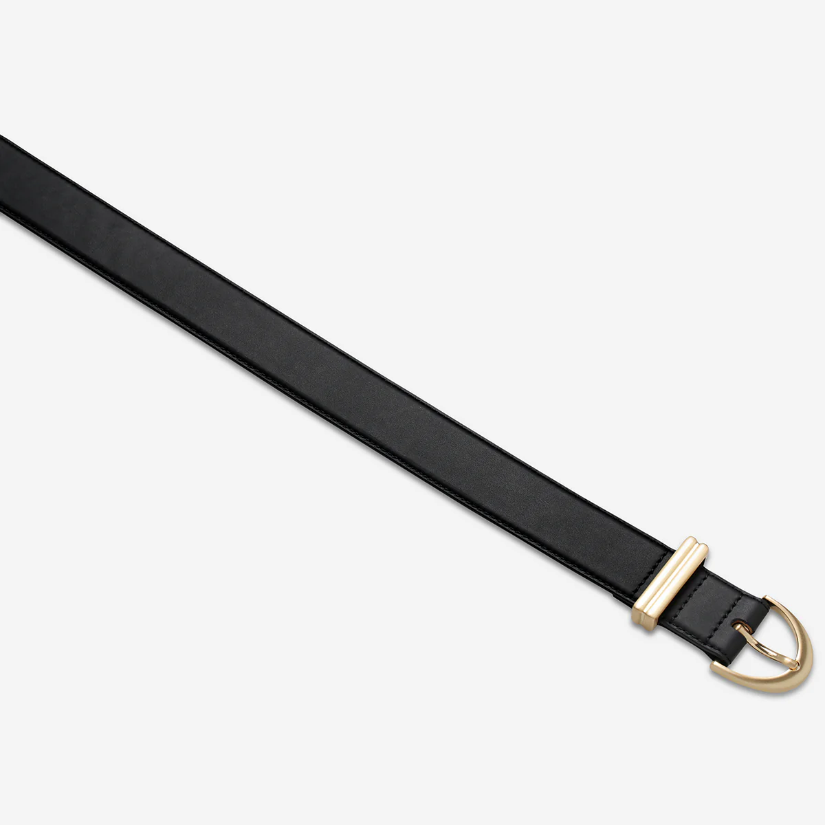 Under Your Spell Belt - Black Nappa/Gold - Image 4