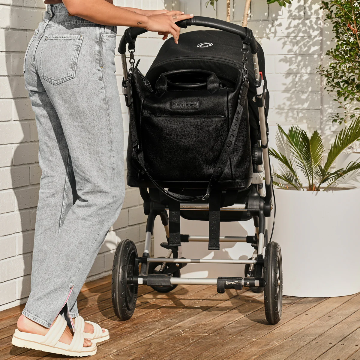 Up All Night Pram Straps - Black - Image 4