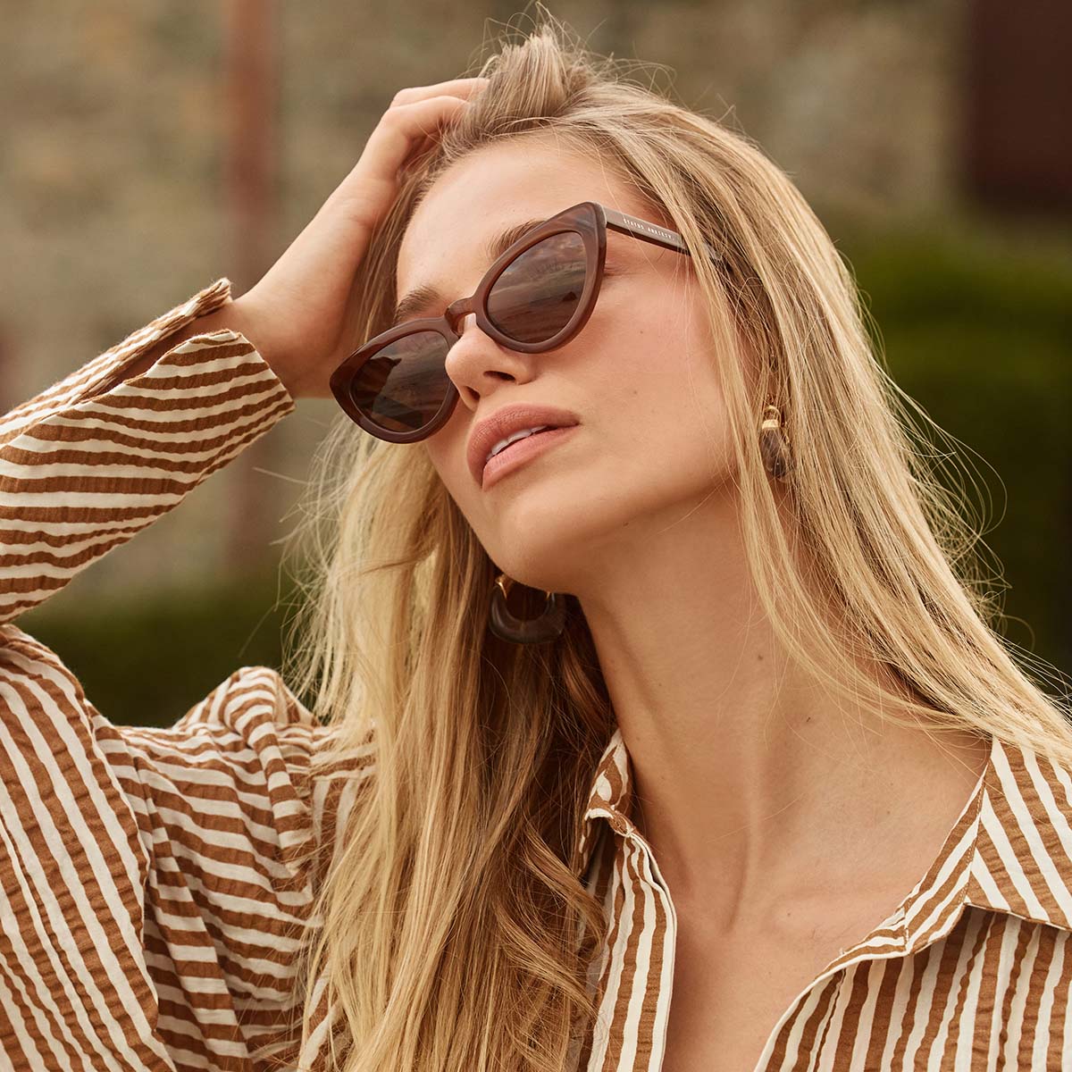 Villain Sunglasses - Brown - Image 10