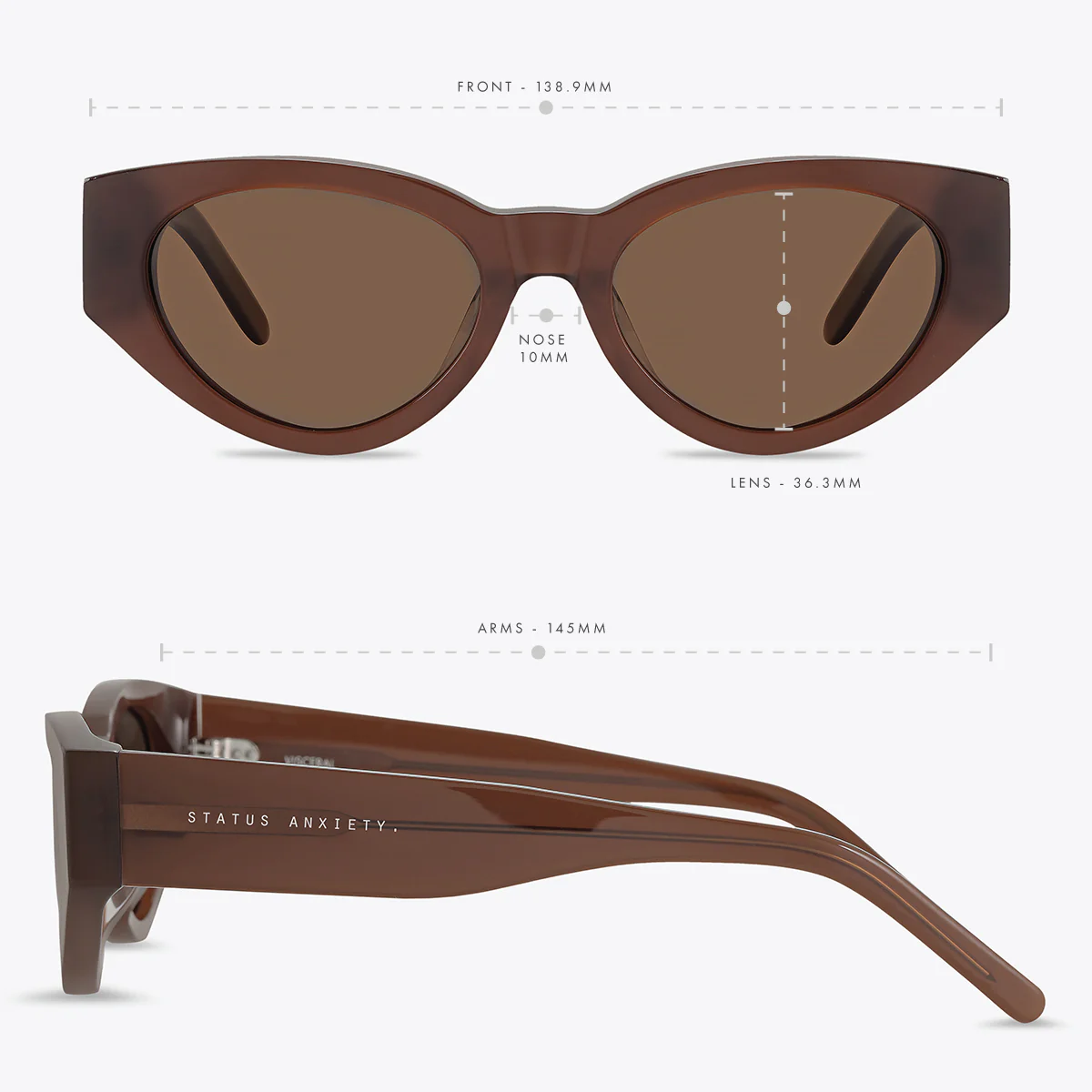 Visceral Sunglasses - Brown - Image 6