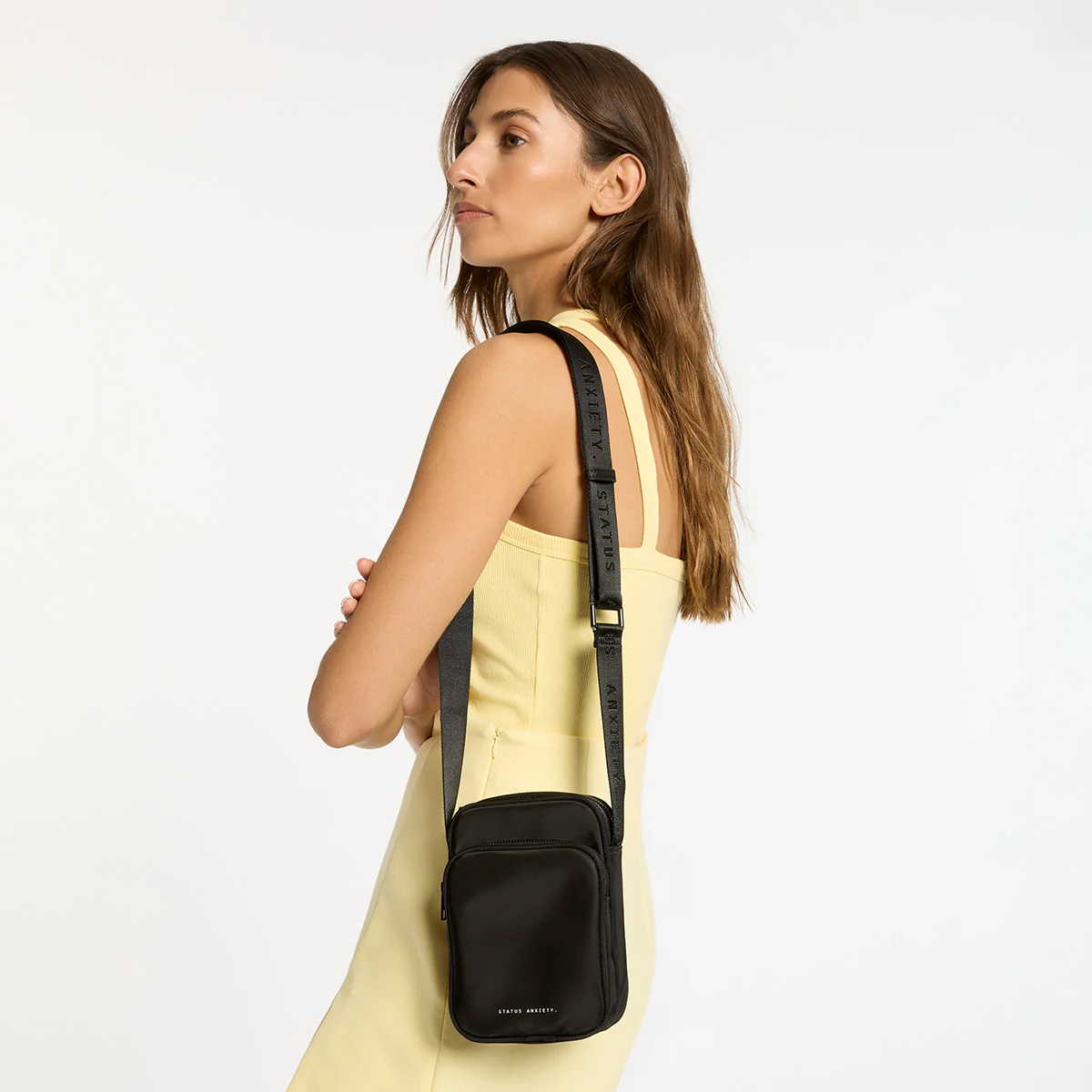 Winnie Recycled Bag - Black - Image 2