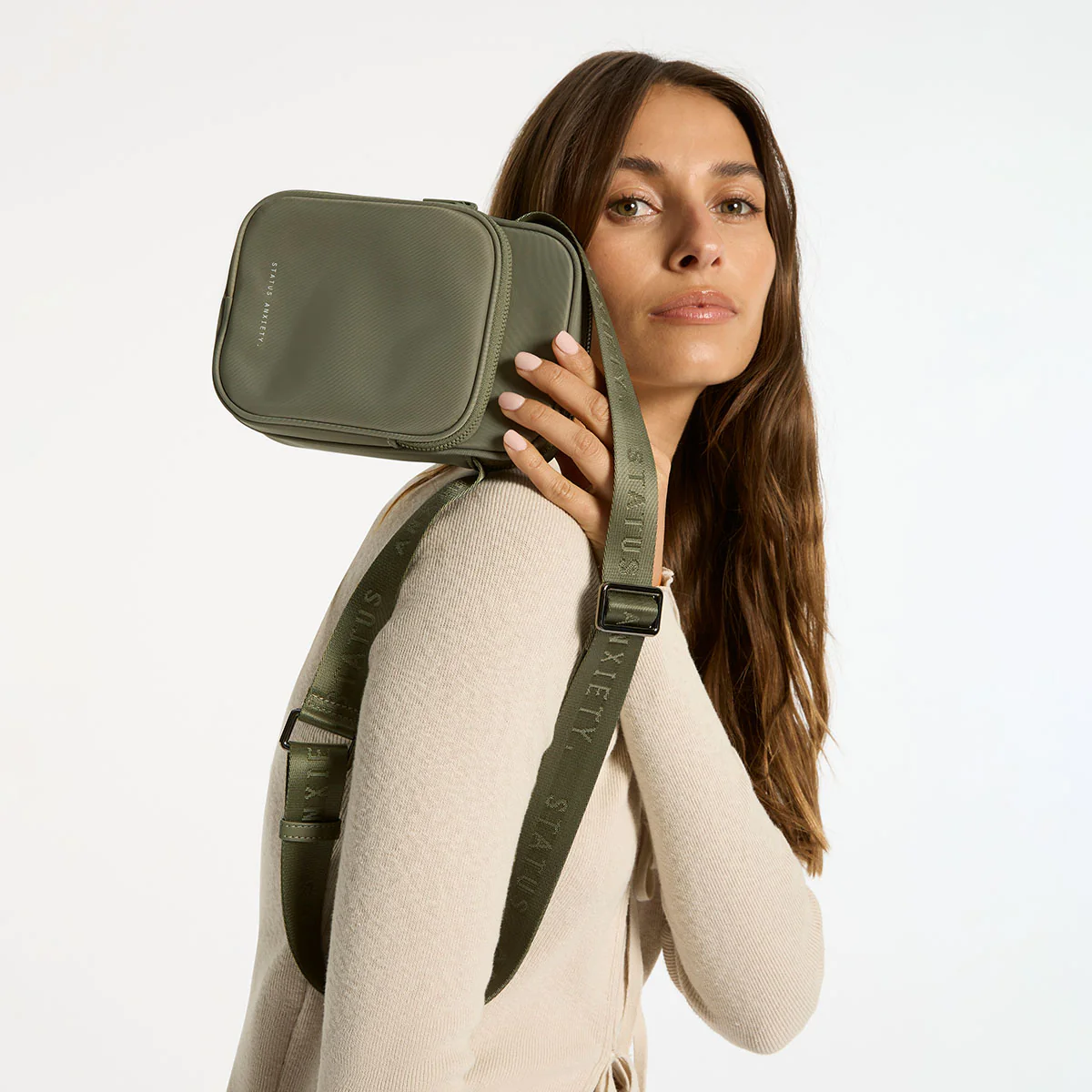 Winnie Recycled Bag - Olive - Image 11